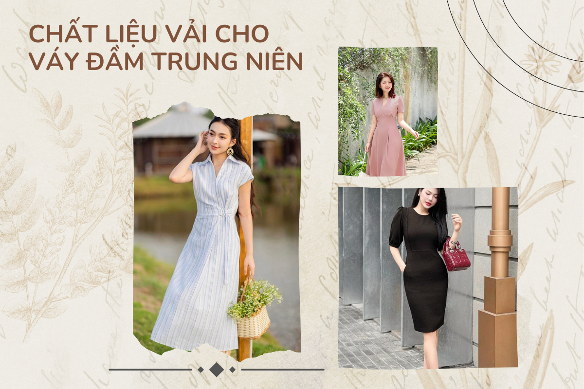 Hướng dẫn lựa chọn váy đầm trung niên
