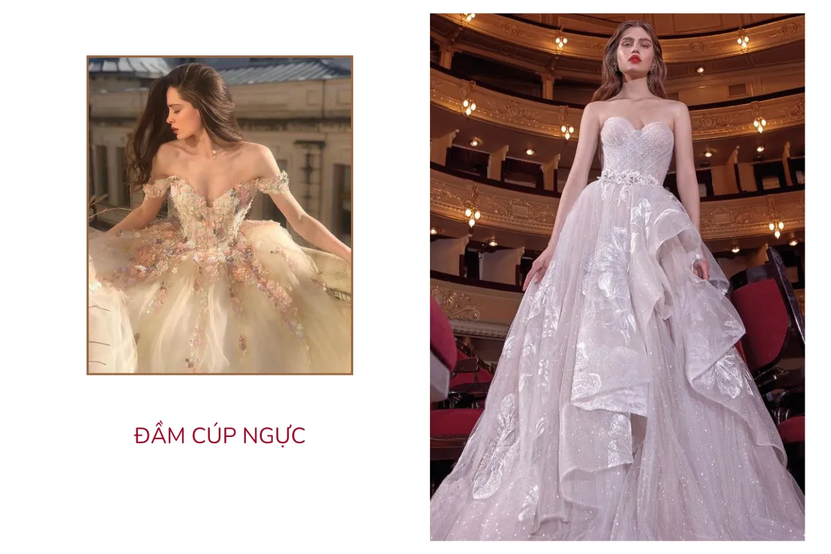 Đầm cúp ngực