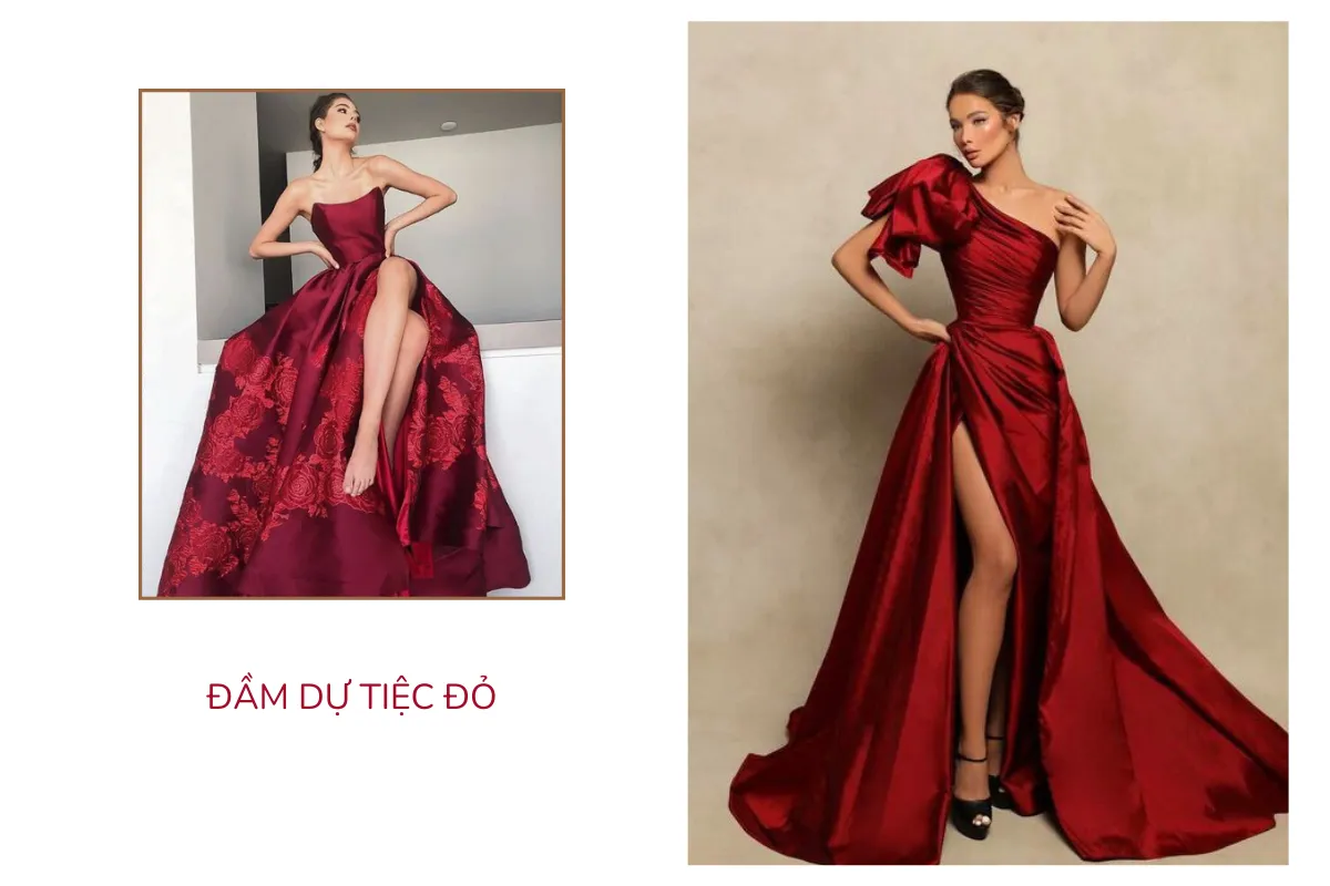 Đầm dự tiệc đỏ