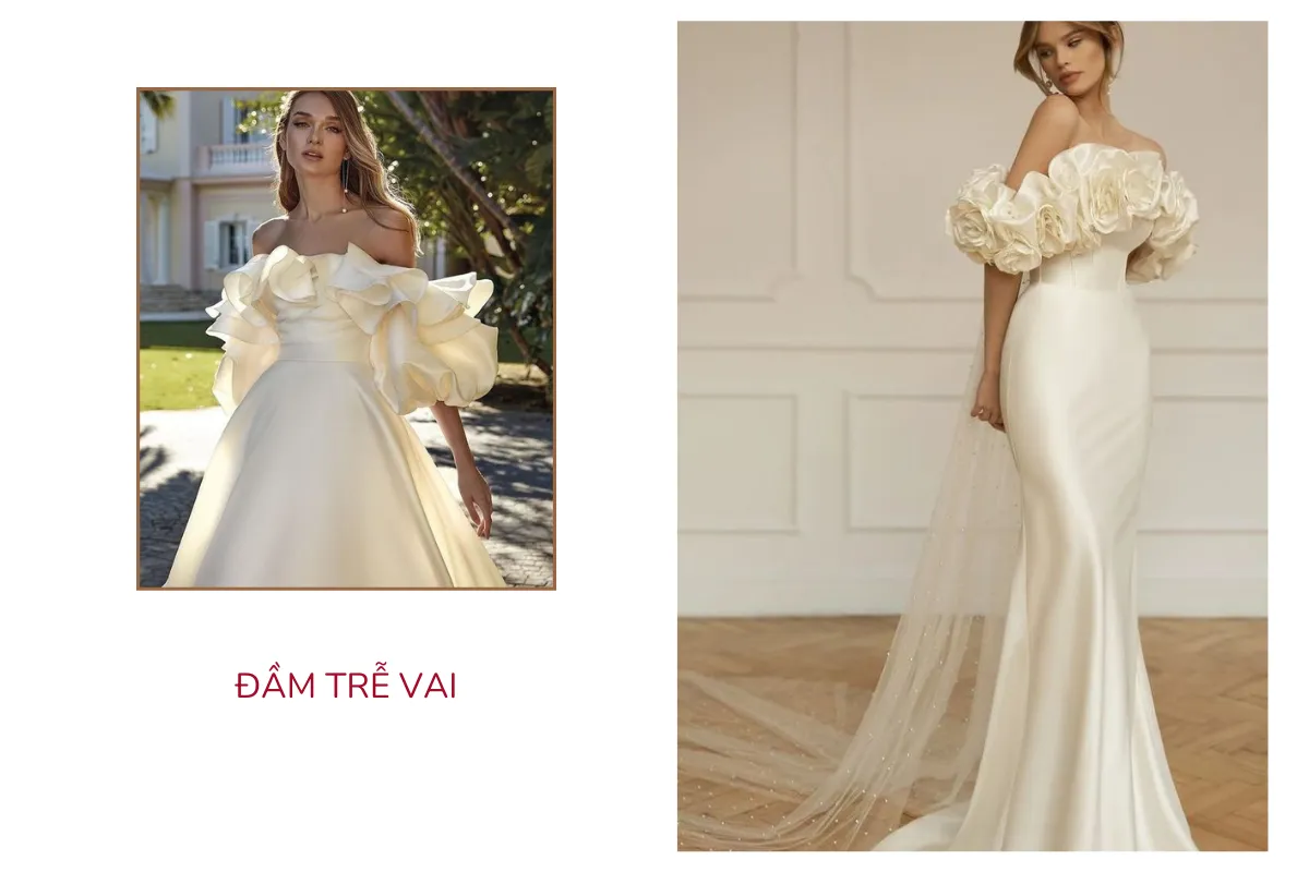 Đầm trễ vai