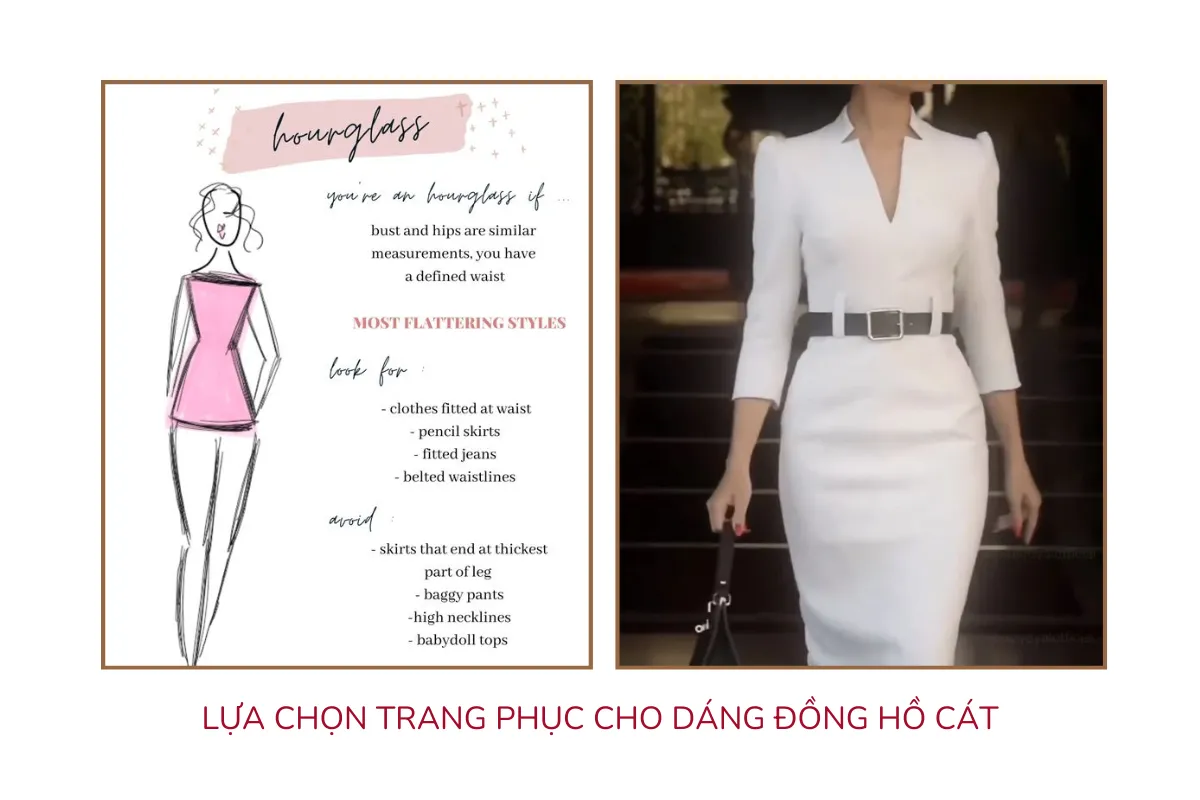 dáng đồng hồ cát